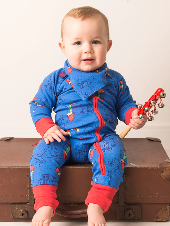 PADDINGTON OUT AND ABOUT ZIP UP ROMPER