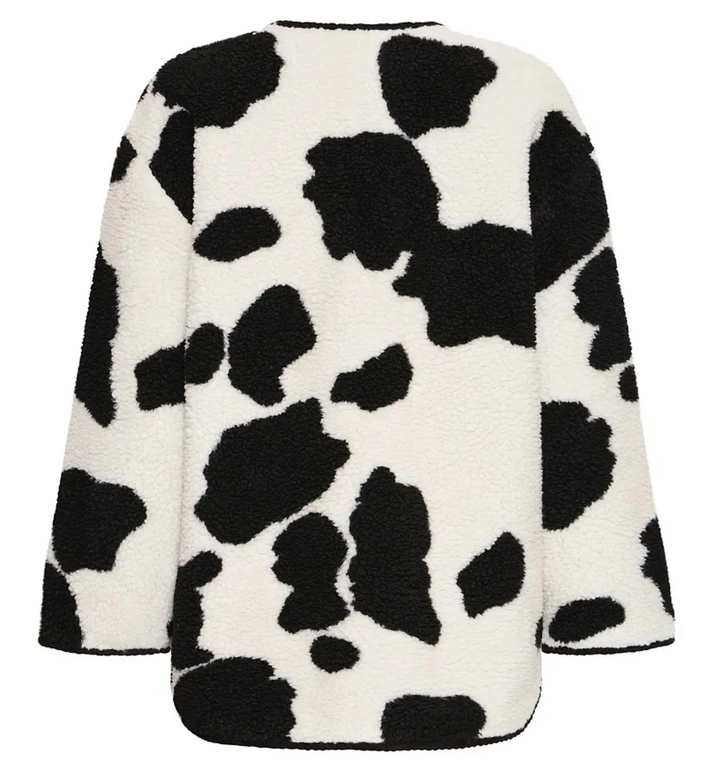 COTATA JACKET BLACK COW HIDE