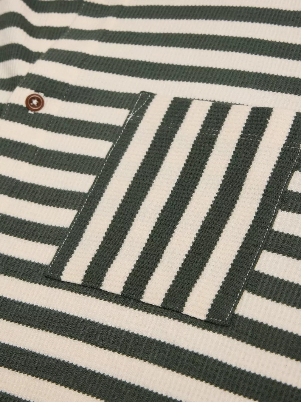 GREEN STRIPED JERSEY SHIRT