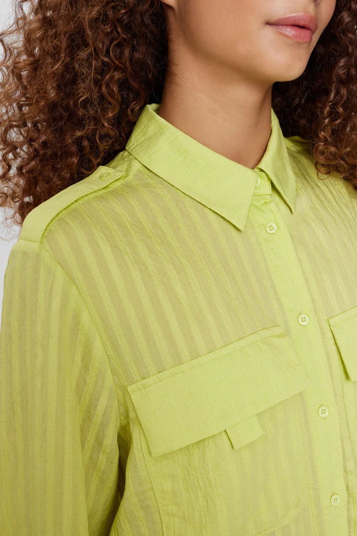 CELERY GREEN BILLI SHIRT