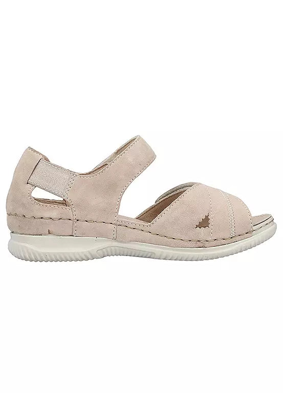 BEIGE VELCRO SANDAL