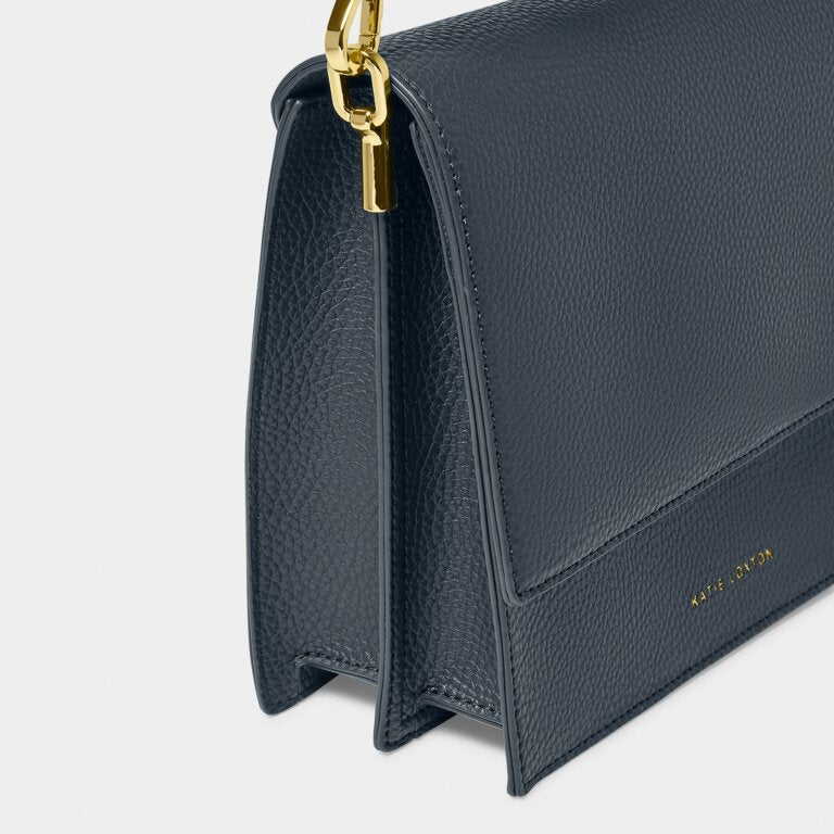 NAVY ORLA CANVAS STRAP CROSSBODY BAG