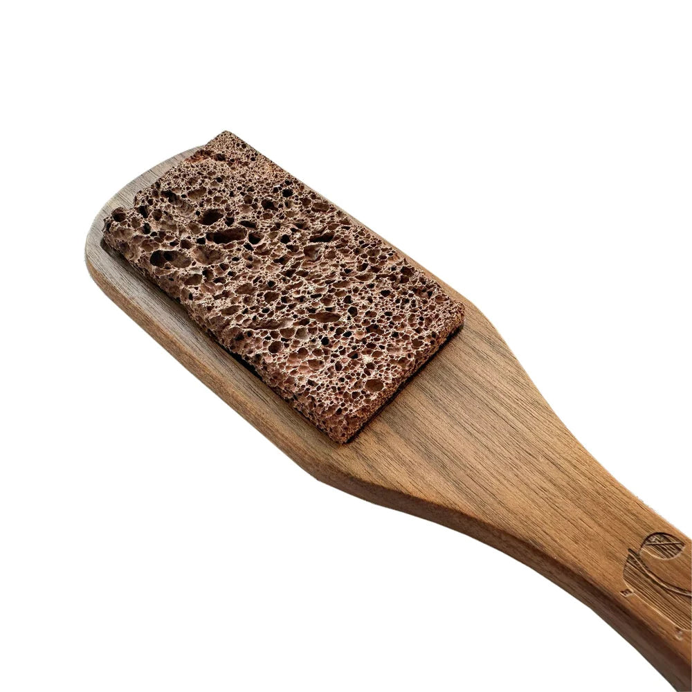 WALNUT WOOD PUMICE FOOT FILE