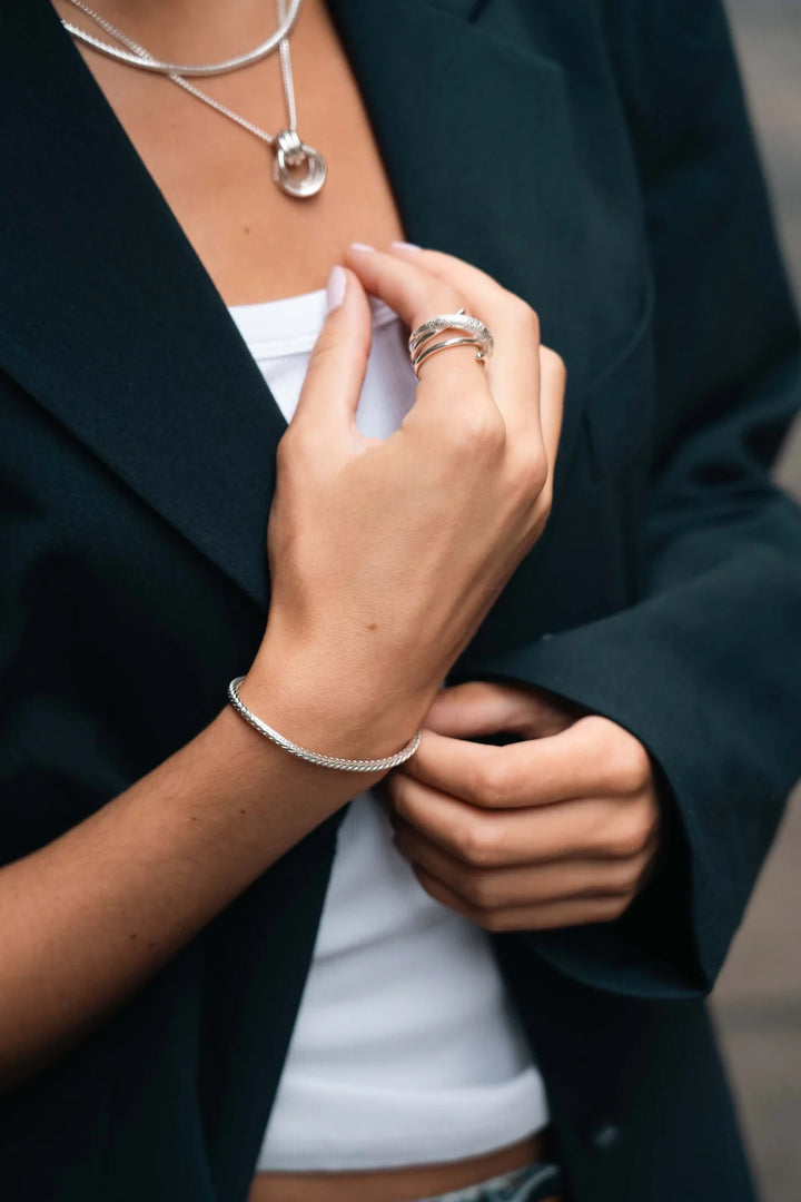 FLOW BRACELET SILVER