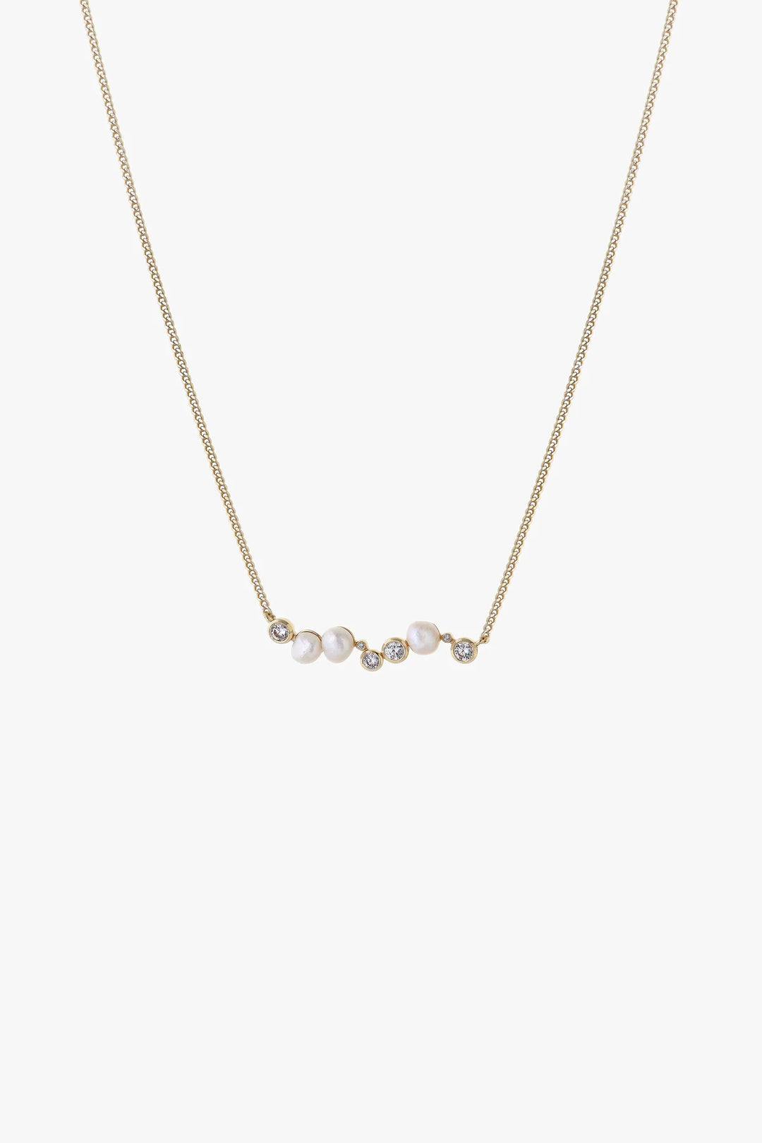 OYSTER NECKLACE GOLD