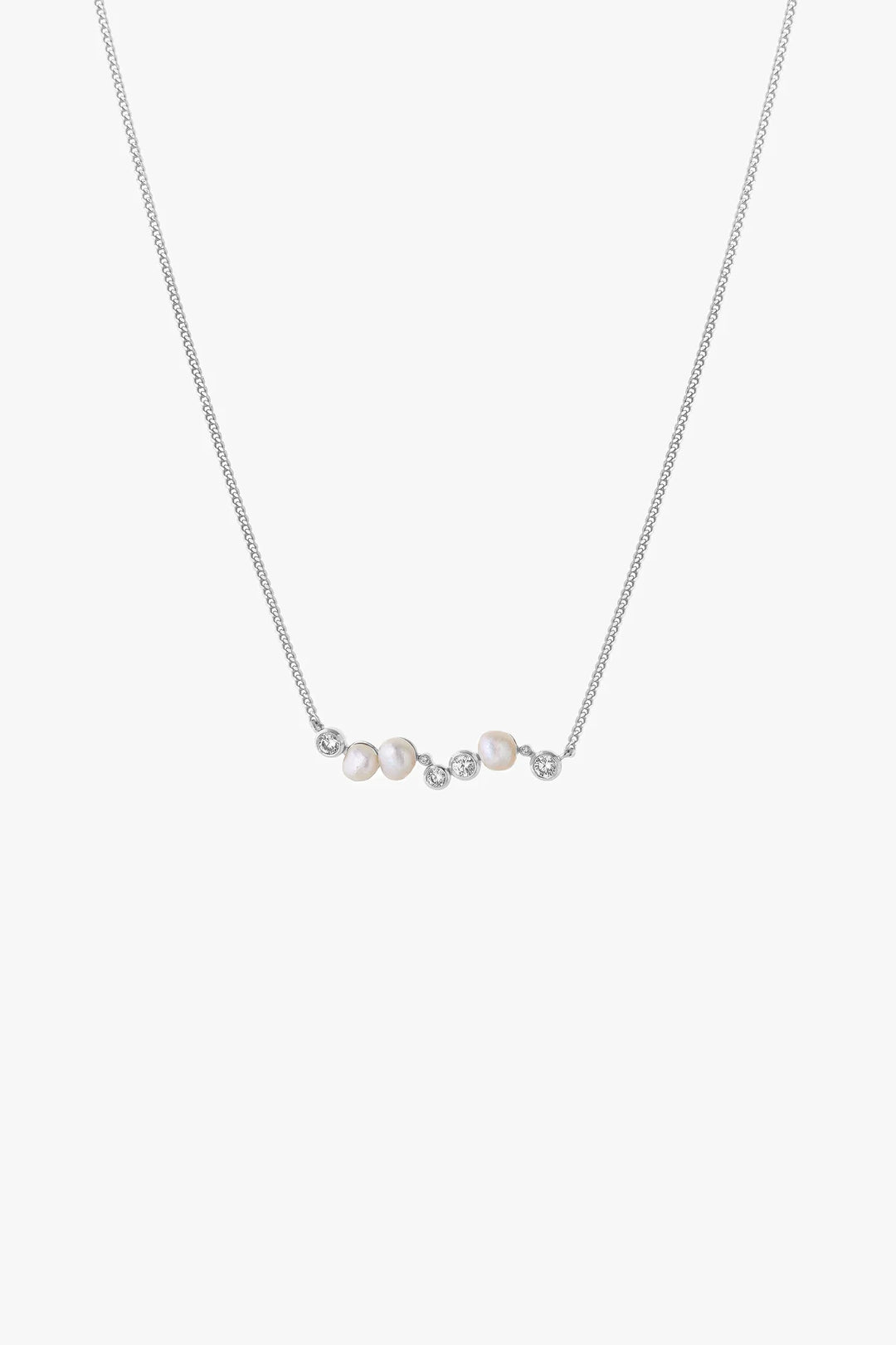OYSTER NECKLACE SILVER