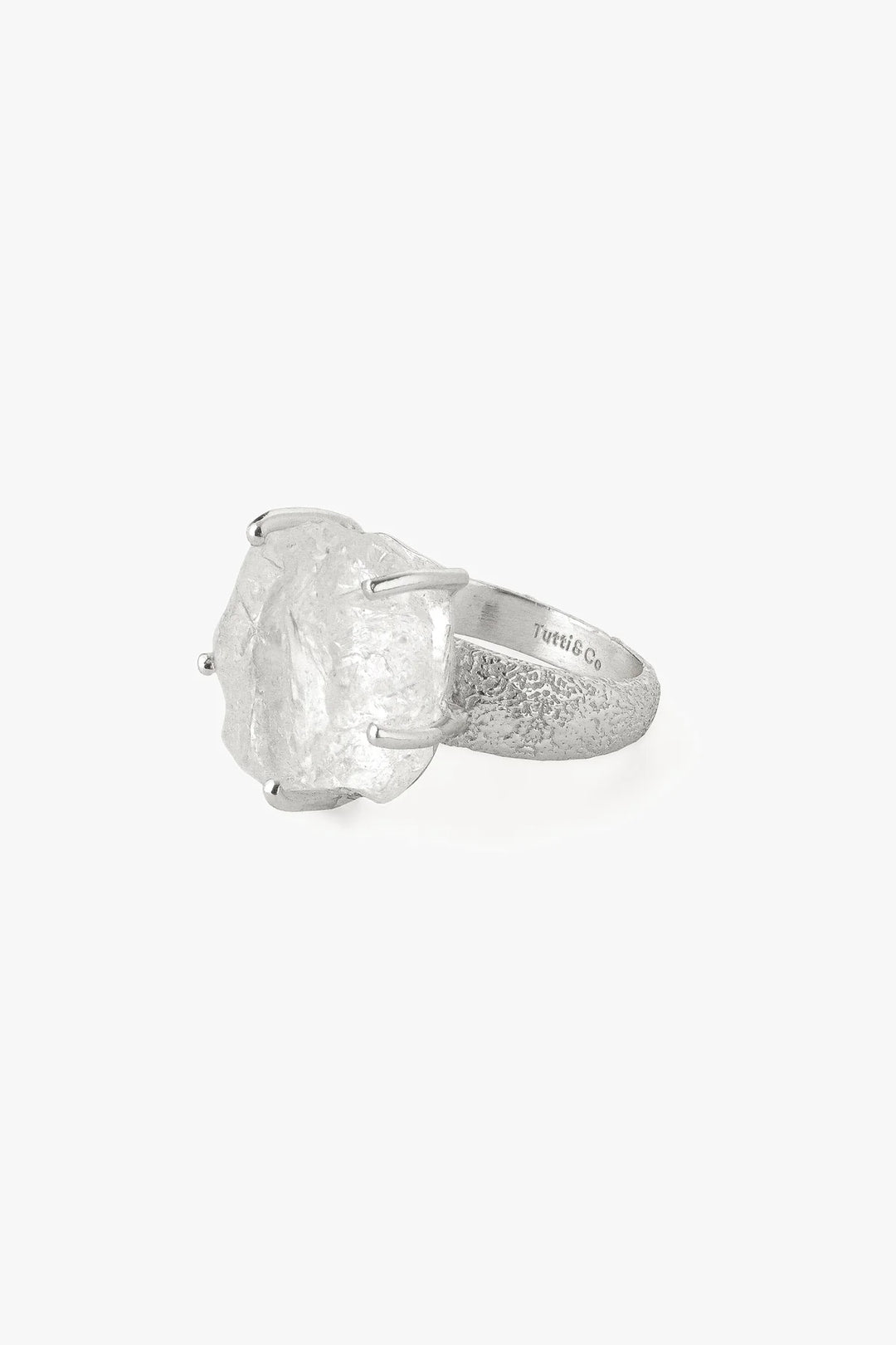 QUARTZ RING SILVER