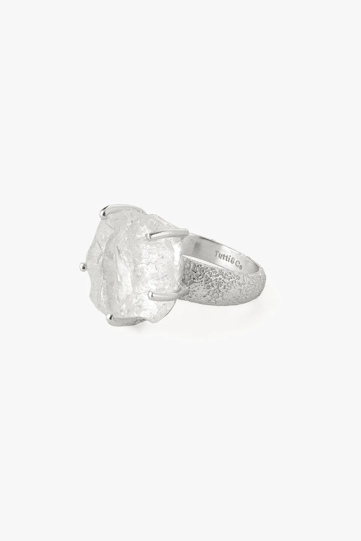 QUARTZ RING SILVER