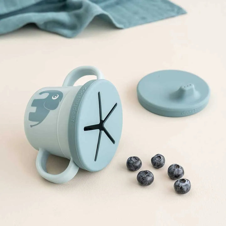 FOODIE ELPHEE BLUE SPOUT SNACK CUP