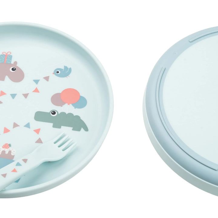 CELEBRATION BLUE FOODIE DINNER SET