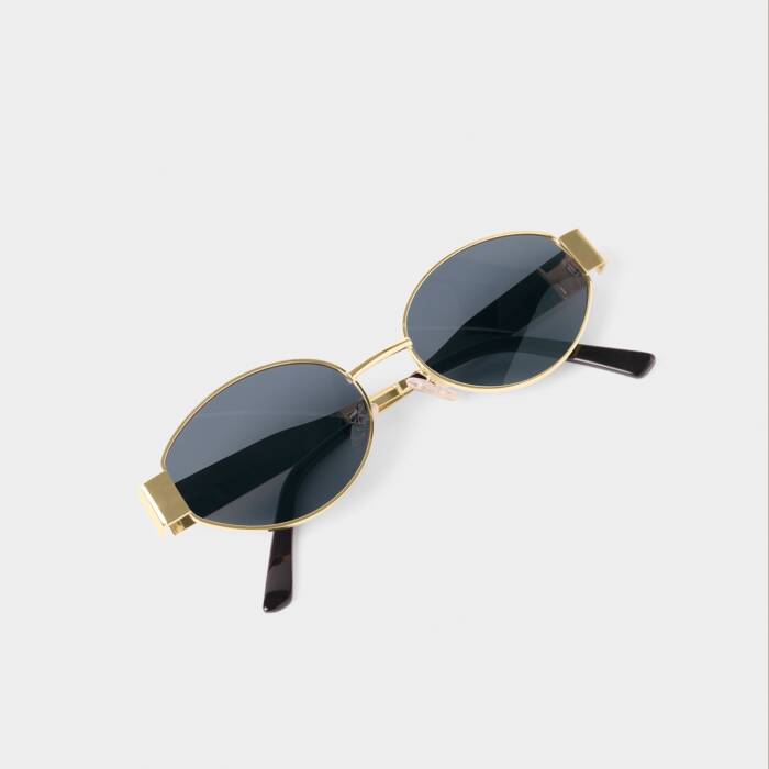 SIENA SUNGLASSES MATTE GOLD 4.2CM