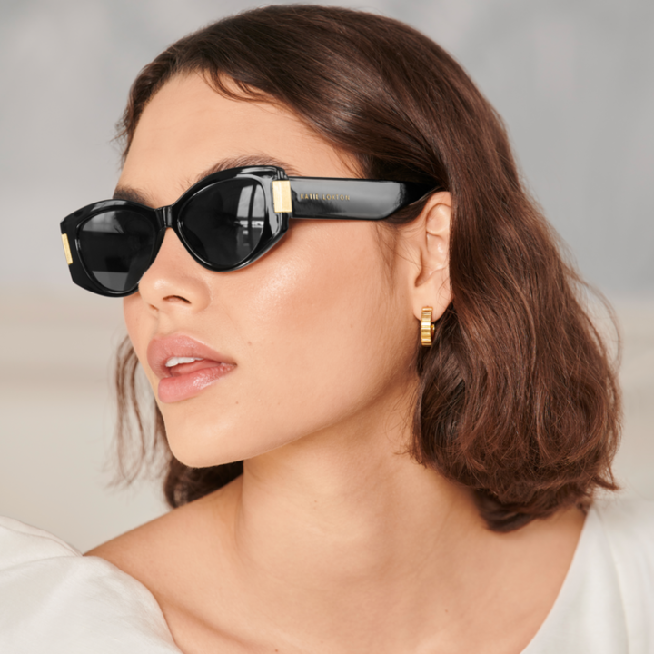 RIMINI SUNGLASSES BLACK 4.5CM