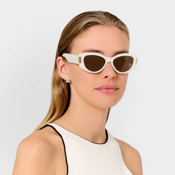 RIMINI SUNGLASSES OFF WHITE 4.5CM