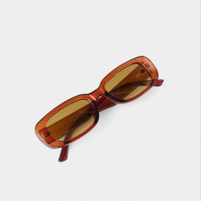 VENICE SUNGLASSES AMBER TRANSPARENT