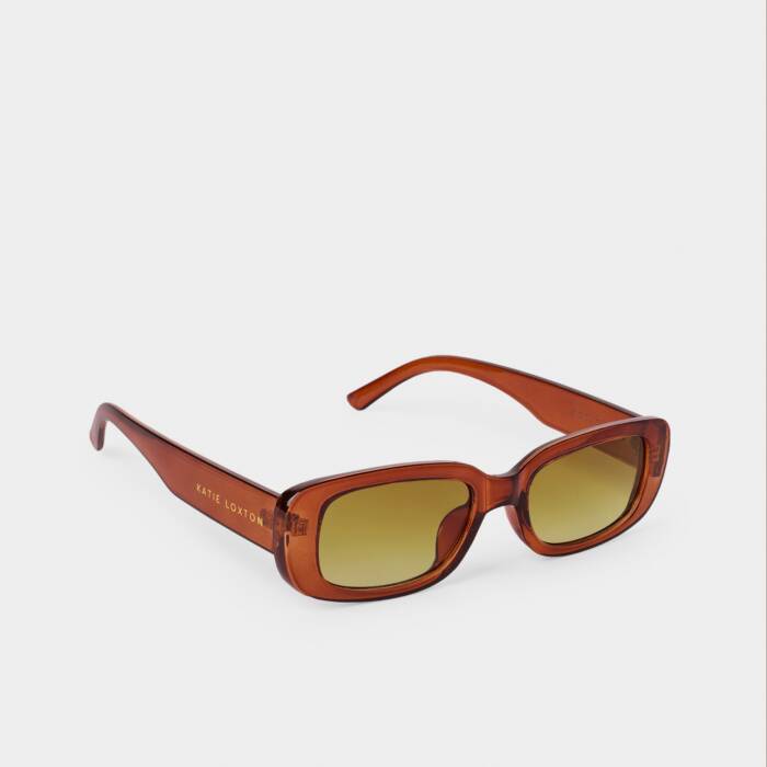 VENICE SUNGLASSES AMBER TRANSPARENT