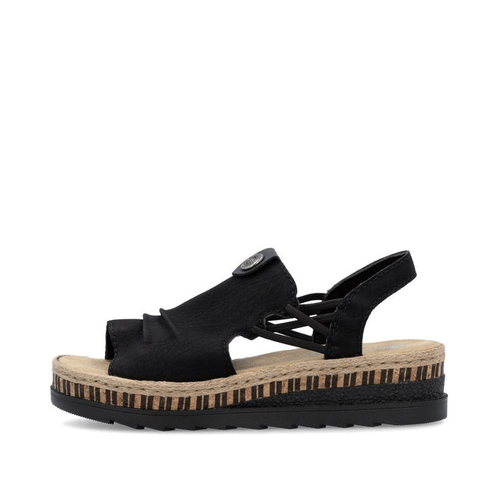 V7972-00 LADIES' SANDALS BLACK SEITL. ANFLECHTER