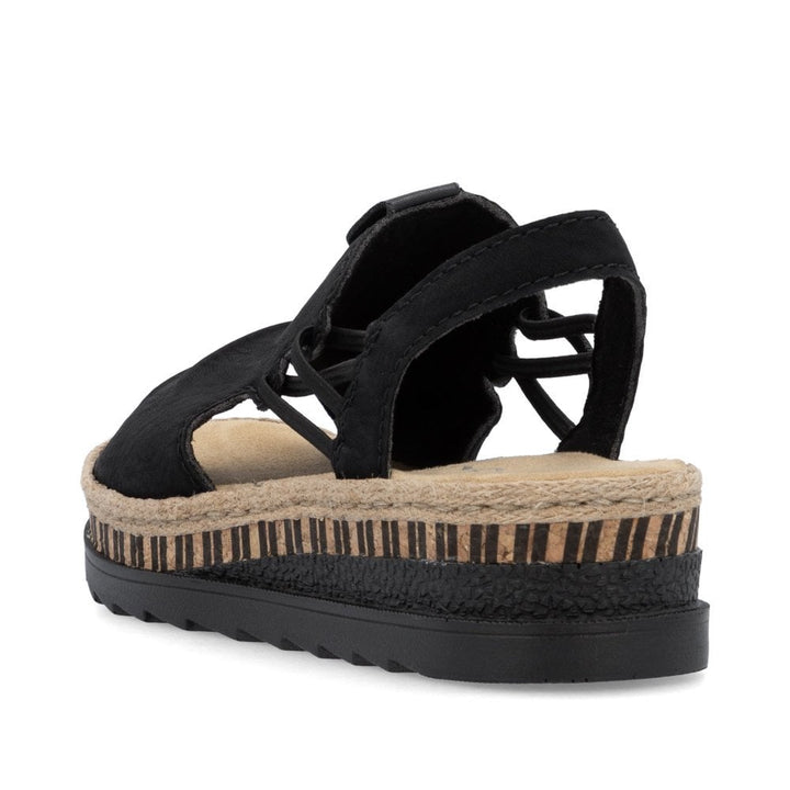 V7972-00 LADIES' SANDALS BLACK SEITL. ANFLECHTER