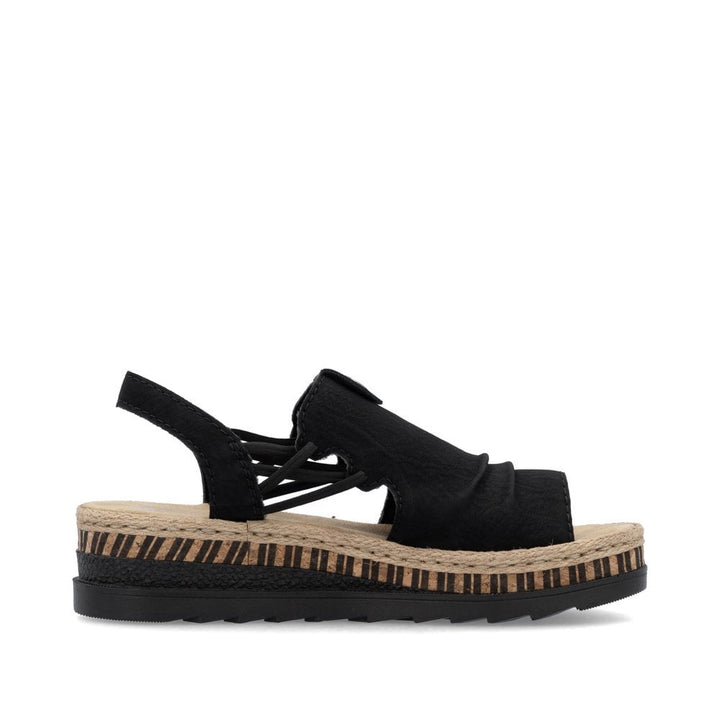 V7972-00 LADIES' SANDALS BLACK SEITL. ANFLECHTER