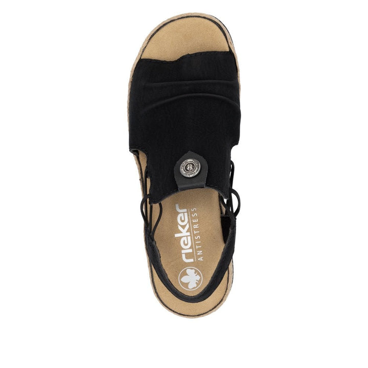 V7972-00 LADIES' SANDALS BLACK SEITL. ANFLECHTER