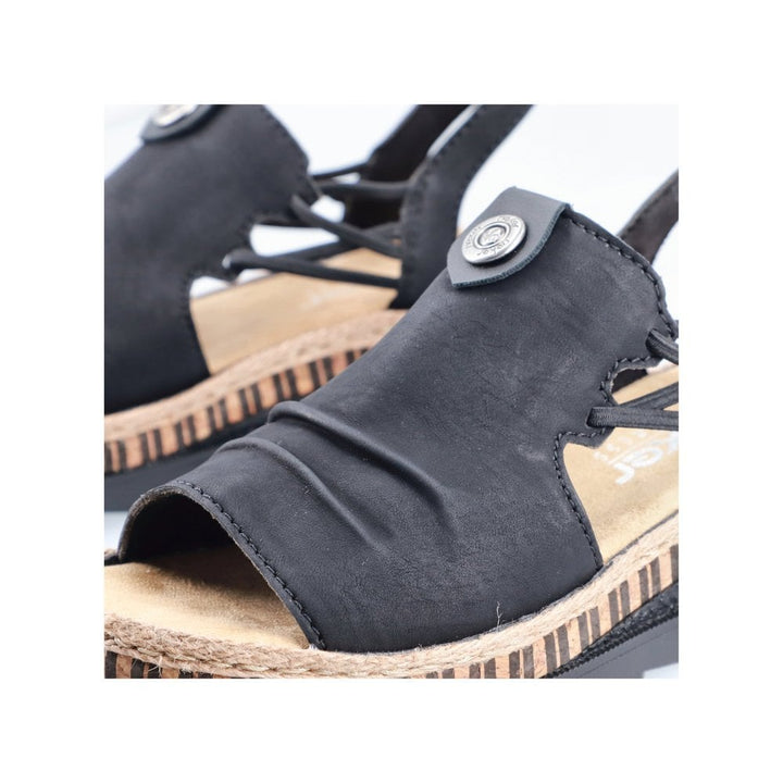 V7972-00 LADIES' SANDALS BLACK SEITL. ANFLECHTER