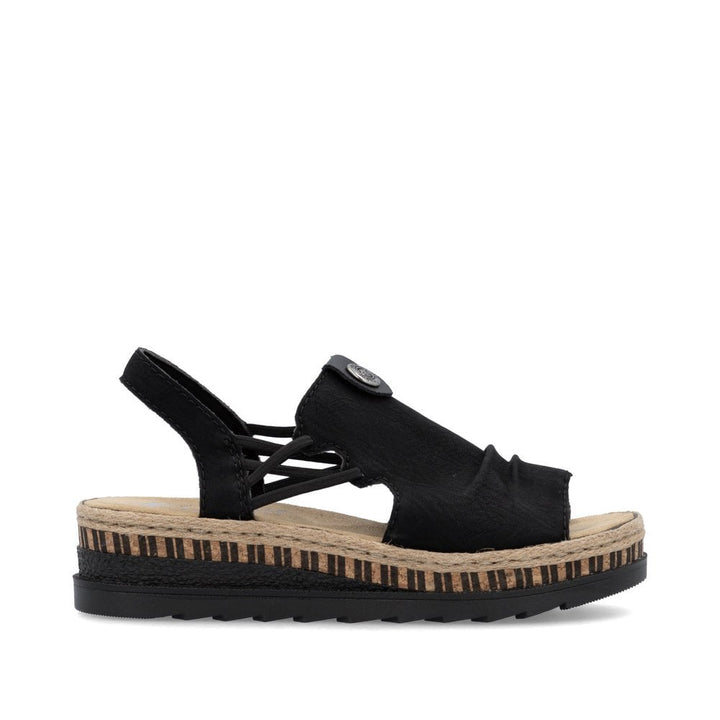 V7972-00 LADIES' SANDALS BLACK SEITL. ANFLECHTER
