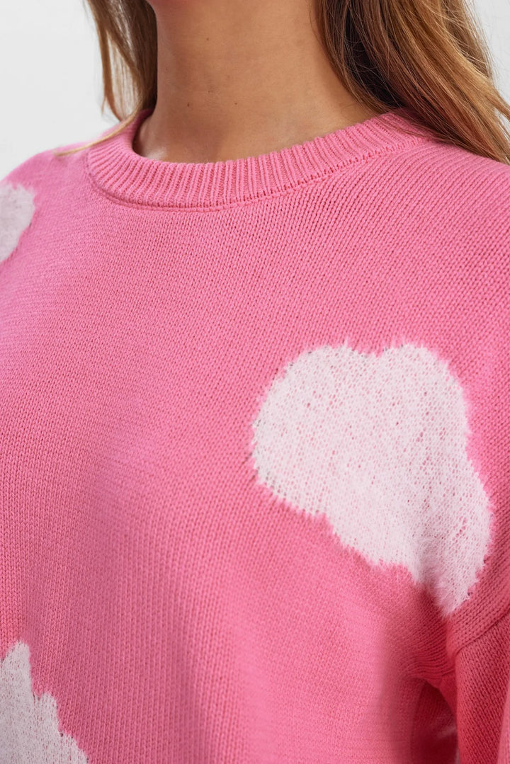 PINK CARNATION HEAVENLY PULLOVER