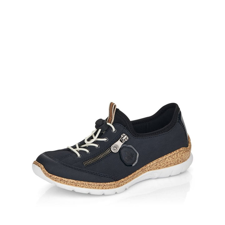 N4263-14 LADIES SHOES BLUE SEITL. ANFLECHTER