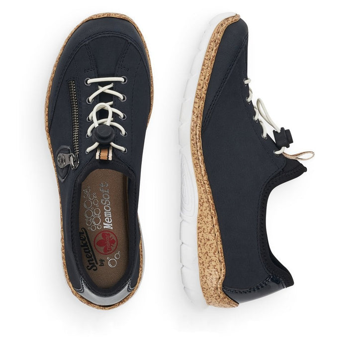 N4263-14 LADIES SHOES BLUE SEITL. ANFLECHTER