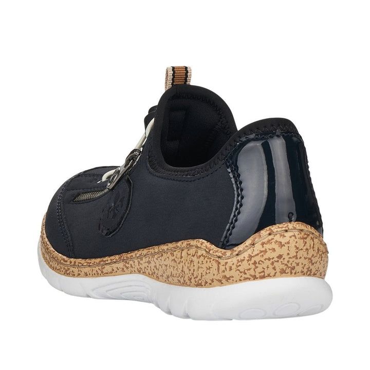 N4263-14 LADIES SHOES BLUE SEITL. ANFLECHTER