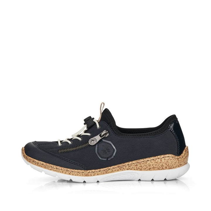 N4263-14 LADIES SHOES BLUE SEITL. ANFLECHTER