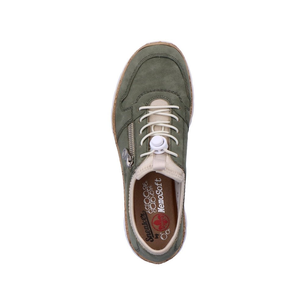 N42G0-52 LADIES SHOES GREEN SEITL. ANFLECHTER