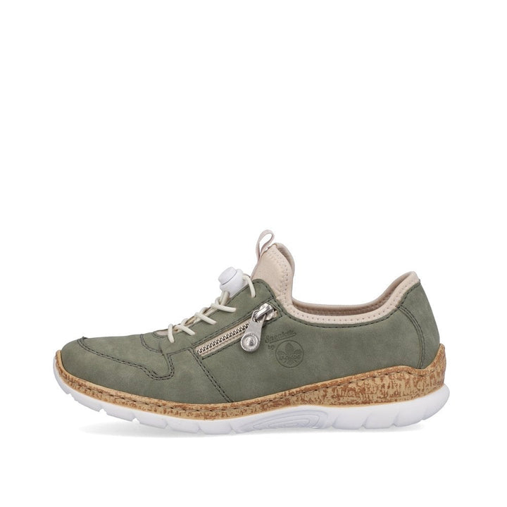 N42G0-52 LADIES SHOES GREEN SEITL. ANFLECHTER