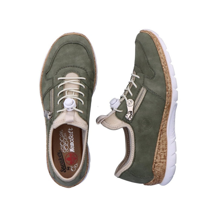 N42G0-52 LADIES SHOES GREEN SEITL. ANFLECHTER