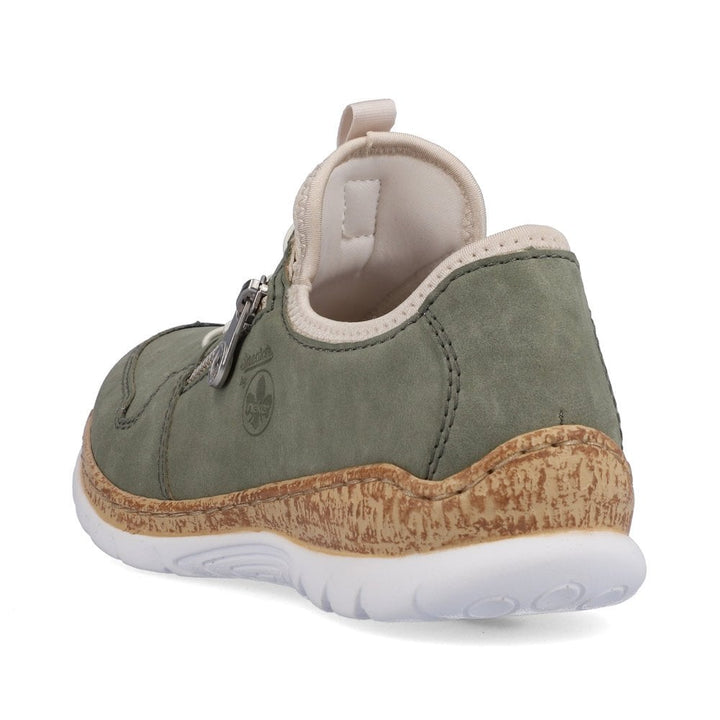 N42G0-52 LADIES SHOES GREEN SEITL. ANFLECHTER