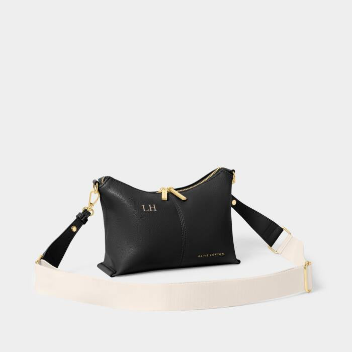 LAILA SLOUCH CROSSBODY BAG BLACK