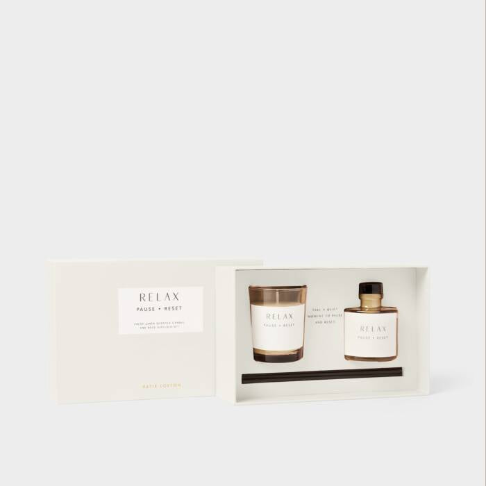 RELAX CANDLE & DIFFUSER HOME GIFT SET