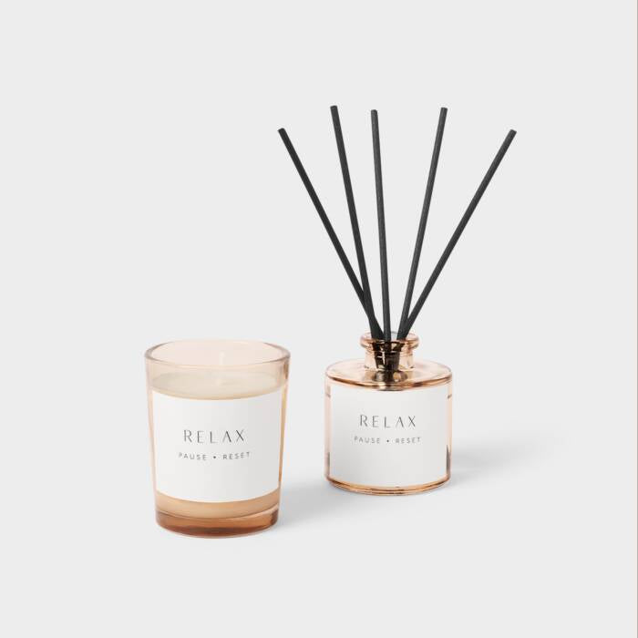 RELAX CANDLE & DIFFUSER HOME GIFT SET