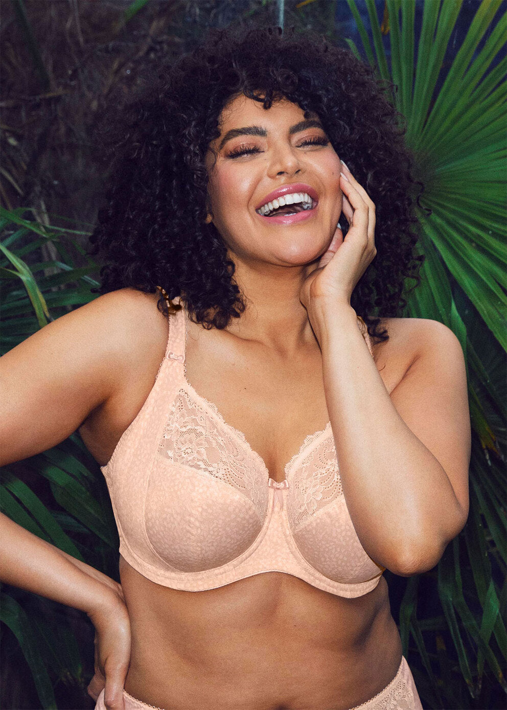 ROSE LEOPARD MORGAN BRA