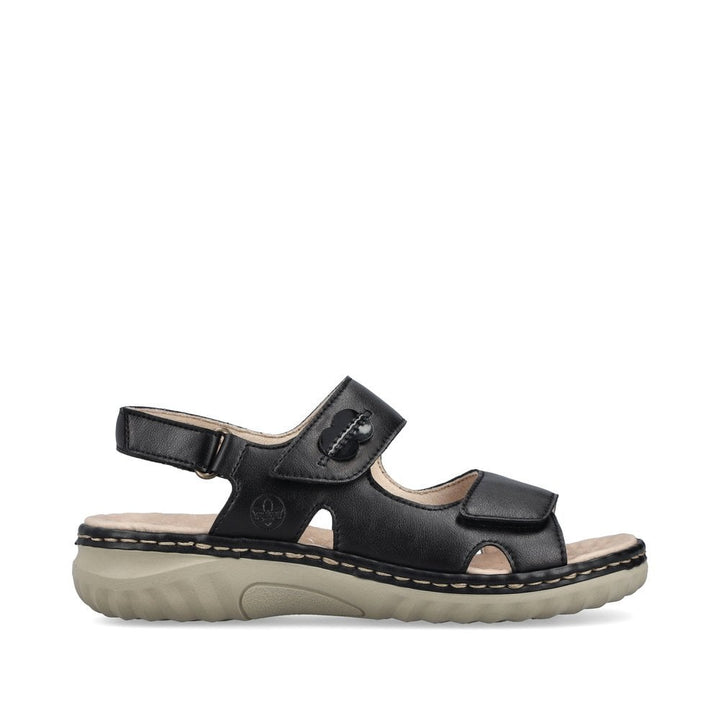 60462-00 LADIES' SANDALS BLACK SEITL. ANFLECHTER