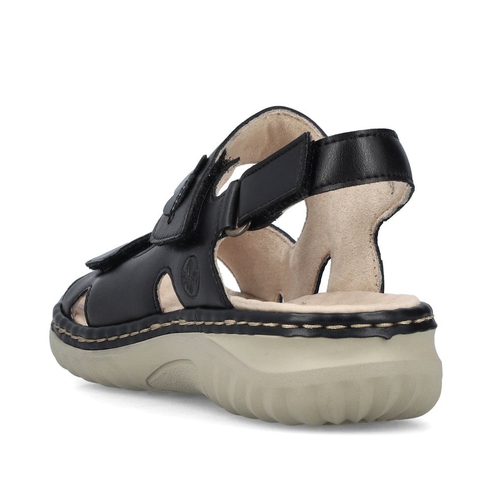 60462-00 LADIES' SANDALS BLACK SEITL. ANFLECHTER