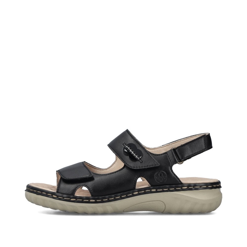 60462-00 LADIES' SANDALS BLACK SEITL. ANFLECHTER