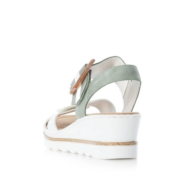 67476-81 LADIES' SANDALS WHITE COMBINATION SEITL. ANFLECHTER