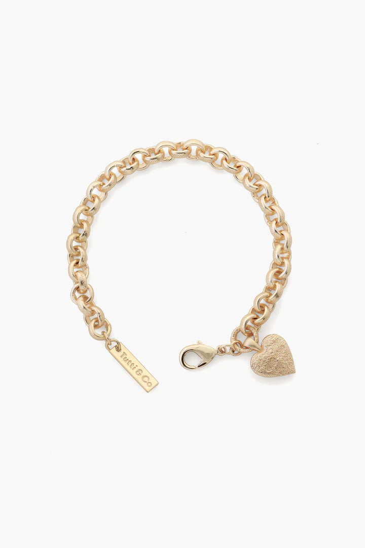 SOLACE GOLD HEART BRACELET