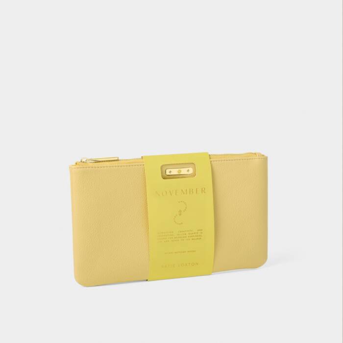 BIRTHSTONE POUCH NOVEMBER YELLOW