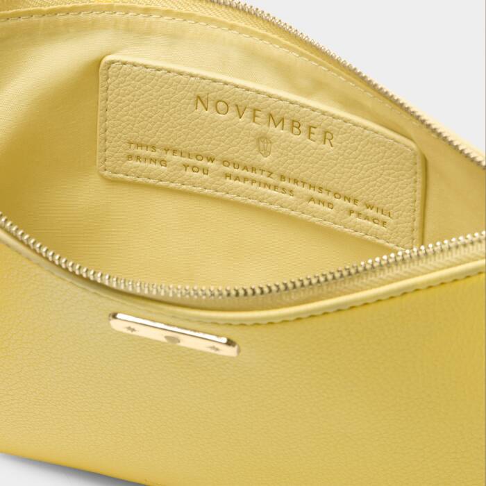 BIRTHSTONE POUCH NOVEMBER YELLOW