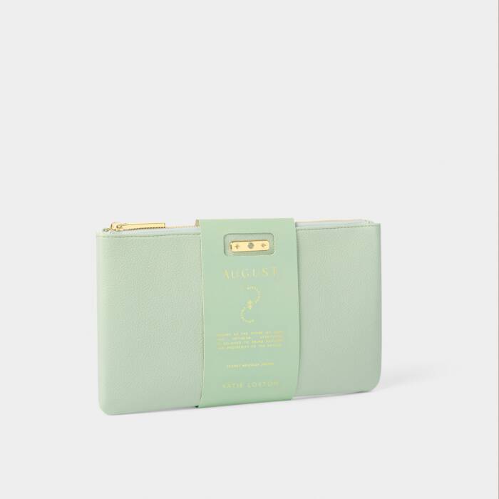 BIRTHSTONE POUCH AUGUST SAGE