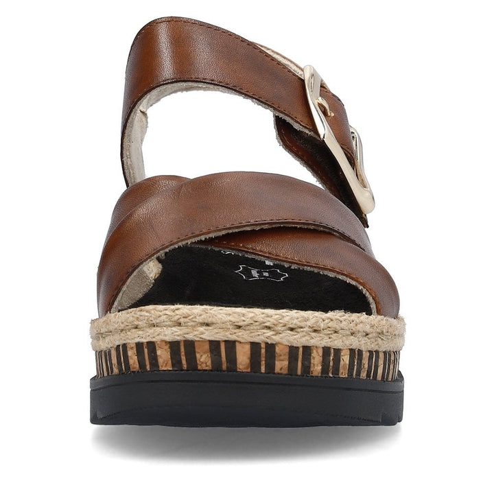 V7951-24 LADIES' SANDALS BROWN SEITL. ANFLECHTER