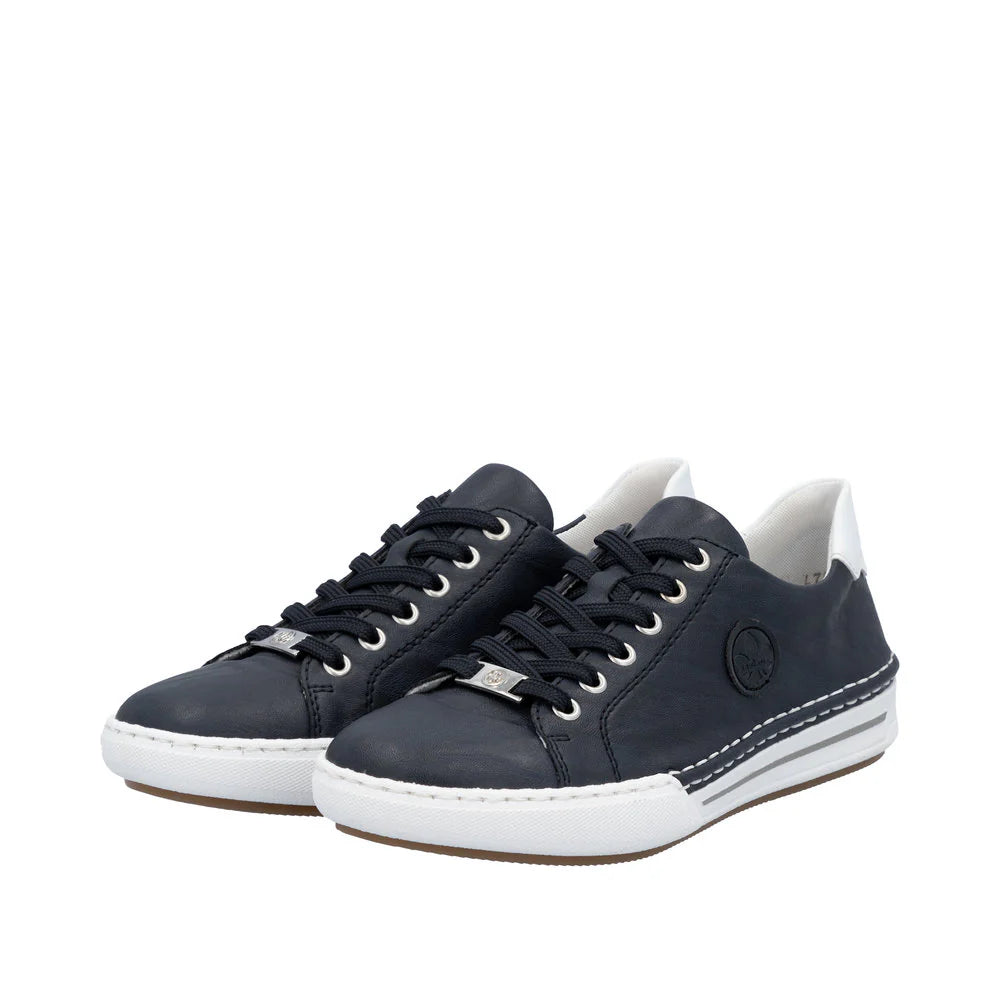 L7210-14 LADIES SHOES BLUE SEITL. ANFLECHTER
