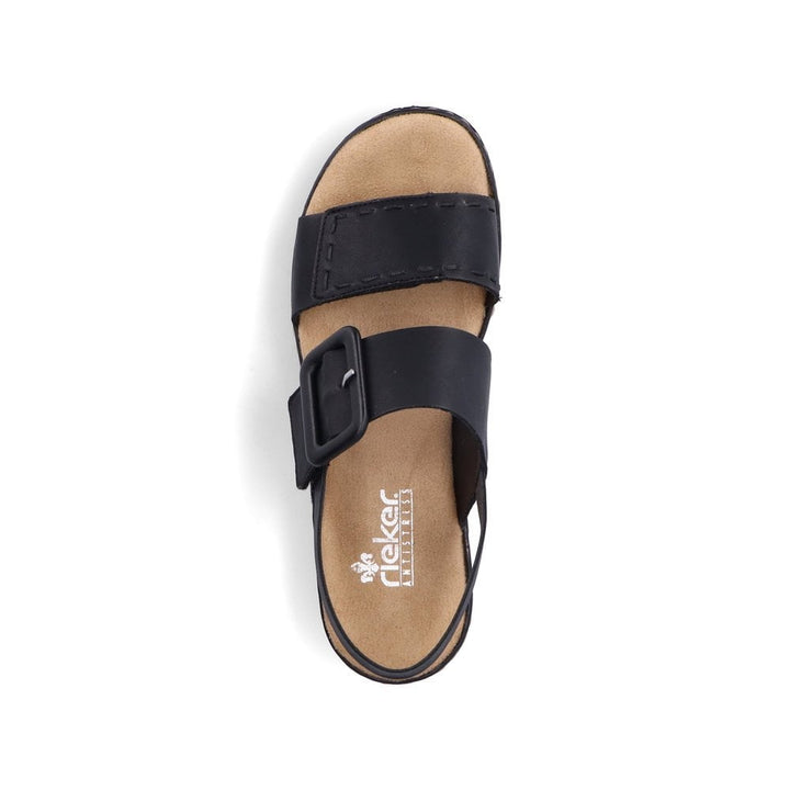62950-00 LADIES' SANDALS BLACK SEITL. ANFLECHTER