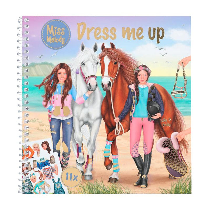 TOP MODEL MISS MELODY DRESS ME UP BOOK